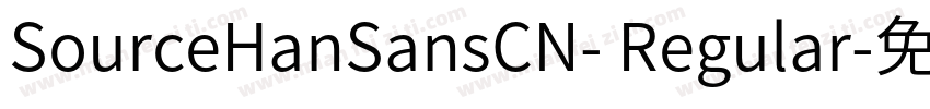 SourceHanSansCN- Regular字体转换